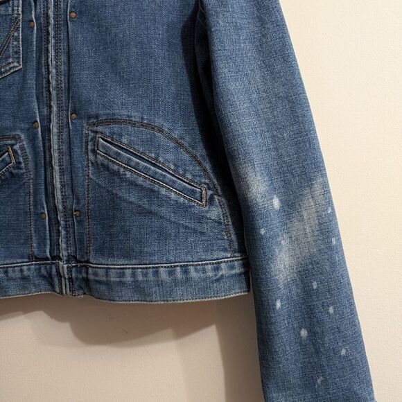 Wrangler Heritage Denim Zip Jacket Size s - Picture 10 of 12